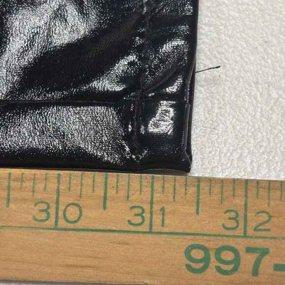 Tripp NYC Pants Mens 28 Black Skinny Leg Grunge Goth Vinyl 90s Vampire Punk - Picture 11 of 12